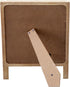 SOFE Small Bulletin Board for Desk, 12"×15" Linen Pin Board with Stand, Tabletop Memo Display Board for Home Office