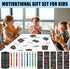 Sabary 150 Pcs Inspirational Notepads - Motivational Ballpoint Pens and Pocket Journals Bulk Gifts for School Supplies