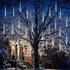12 Inch 8 288 LJLNION Meteor Shower Lights, Outdoor Icicle Christmas Lights, Tubes LED Iciclelights Snow Falling Light