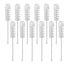 EISCO 12PK Nylon Cleaning Brushes, 9.25" with Fan-Shaped Ends - Twisted Stainless Steel Wire Handle