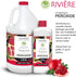 12% Rivire Scented Hydrogen Peroxide Gallon, Pomegranate