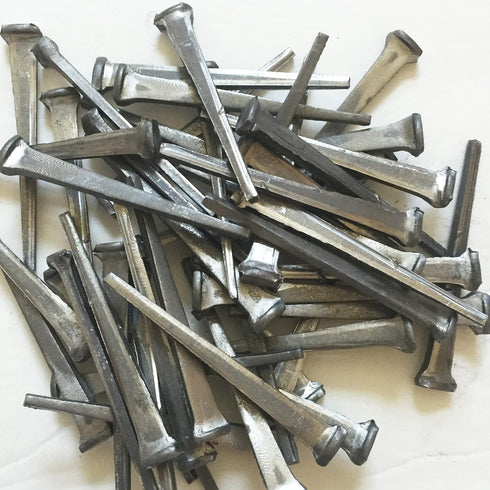 2” CUT COMMON NAILS - Metallic Color - Antique Rustic Restoration Accent Nails for Hanging & Flooring