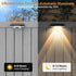 7 IP65 (8pack) Solar Fence Lights Outdoor, Fixed Colors Color Changing Waterproof Solar Powered Lights