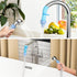 5FT 3" Slip-On Tub Hose - Flexible Faucet Sprayer Attachment for Cleaning & Pet Care - No Installation - Fits Faucets