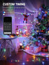 115FT 300 Dimmable BrizLabs Smart Christmas Lights, LED Fairy String Lights with App/Voice Control, Warm White