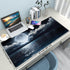 Desk Mat, Large Mouse Pad 35''×15.6''×0.12'' XXL Extended Gaming Mouse Pad with Non-Slip Base for Computer, Office