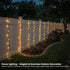 Etinga 500 165ft 8 500 165ft) LED String Lights Warm White, Black-Green Wire Plug in Fairy Lights with Lighting Modes