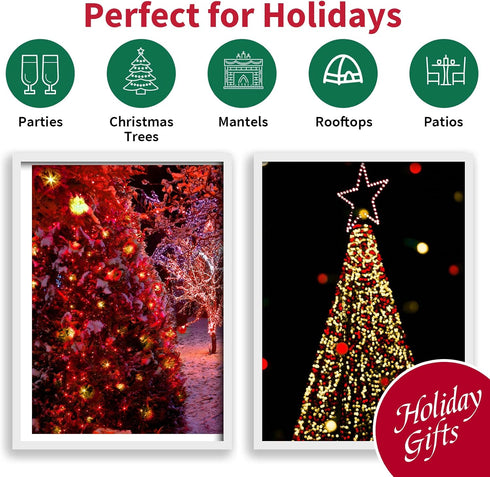 100 20 LAMPHOME Red Clear Valentine's String Lights Mini Incandescent Fairy Light Decor Ft Green Wire Christmas Lifgt