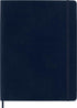 Moleskine Classic Notebook, Soft Cover, XL (7.5" x 9.5") Ruled/Lined, Sapphire Blue, 192 Pages by Moleskine