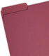Smead Interior File Folder, Maroon, 1/3-Cut Tab, Letter Size, 100 per Box (10275)