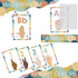 YIYDONG Sign Language Bulletin Board Letters, 36 ASL Alphabet Learning Cards Set for Classroom Decor