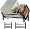 Adjustable Desktop Bookshelf for Desk Book Organizer, Tilting Tabletop Bookshelf in Office