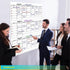 Large 36"x48" Quarterly White Board Calendar, Dry Erase Wall Calendar for 3 Month Planning with Markers and Eraser