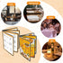 2PCS 8.5 11 Inch 4 8 A4 (4 x Menu Covers, Page View Transparent Restaurant Menu Covers, Fits Size Paper, Menu Holder