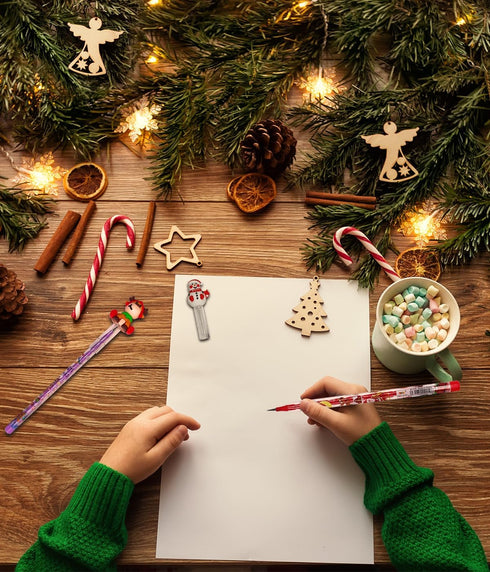 Christmas Mechanical Pencils for Kids, 36 Pack Retractable Pencils with Santa, Snowman, Elk for Party Favors