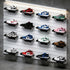 LYYUWE Slatwall Shelf for Retail Display, Heavy Duty Metal Display Shelf with Non Slip Pad for Shoes, Sneakers, Hats