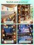 10 10 Bulbs, Summer LED Popsicle String Lights, Multicolor Ice Cream with Mini LED Indoor Outdoor Plug in Fairy Lights