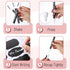 Mr. Pen Chalkboard Labels - 100pc Assorted Shapes with 1 White Chalk Marker and Small Towel for Storage Bins
