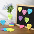 Mr. Pen Heart Sticky Notes, 12 Pads, 60 Sheets/Pad, Cute Heart Shaped Note Pads for Office Supplies