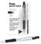 Pentel Quick Dock Mechanical Pencil (0.5mm) Black BARREL, 12 Count