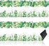 Capoda 24 Pcs Magnetic Eucalyptus Bulletin Board Border, Green Leaves Die Cut Trim for Classroom Office Decor