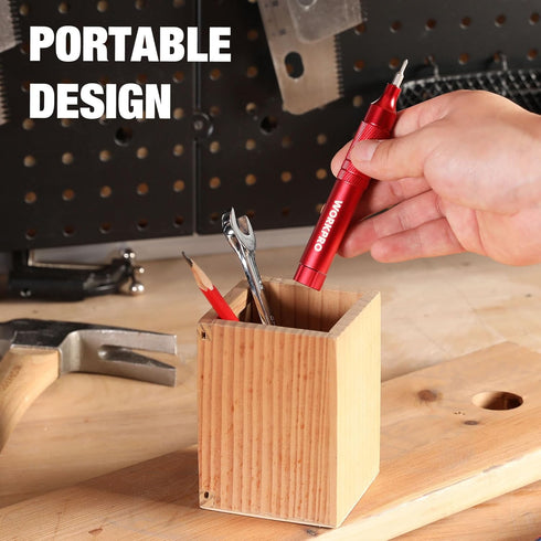 WORKPRO 24-in-1 Precision Screwdriver Set, Manual Pen Style Screwdriver with 24 Tough S2 Steel Bits