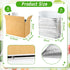 Convivium 4 Pack Pack Frozen 8''x5''x6'' Insulated Shipping Boxes with Foil Liner Bags, Reusable Thermal Cooler Mailing