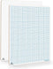 SCRIBBLEDO 9" x 12" Dry Erase Graph Whiteboard, Double Sided for Home, School, Classroom, Kids, Students