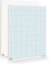 SCRIBBLEDO 9" x 12" Dry Erase Graph Whiteboard, Double Sided for Home, School, Classroom, Kids, Students