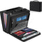 Zannaki Accordion File Organizer with Binder, Portable 24 Pockets Expanding File Folder with Handle