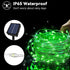 33ft 100LED 8 Solar String Lights Outdoor Waterproof Modes Twinkle Lights Solar Fairy Lights for Patio, Garden Yard