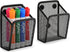 MaxGear Magnetic Pen Holder, 2 Pack Mesh Pencil Holder for Desk Storage, Extra Strong Magnets for Locker, Refrigerator