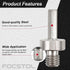 Core Drill Bit Adapter - 2pcs 5/8''-11 Thread to 3/8'' (10mm) Hex Shank for Electric Hand Drill