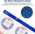 Avery Printable Round Labels with Sure Feed, 3/4" Diameter, Glossy Clear, 400 Customizable Labels