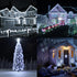White Solar String Lights Outdoor, 80 FT 240 LED Solar Powered Waterproof Fairy Lights for Christmas Party Yard