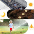 12 4 Pack JKIMK Solar Ground Lights Outdoor Waterproof Flat Garden Solar Disk Lights Outdoor Floor Lights LED