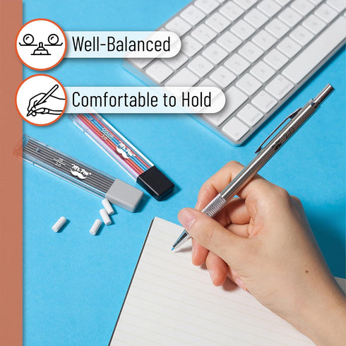 Mr. Pen 2mm Mechanical Pencil, Metal Drafting Pencil, Drawing Mechanical Pencils, Lead Holder