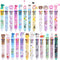 Kolewo4ever 24 Pieces Multicolor Ballpoint Pens - 10-in-1 0.5mm Retractable Cartoon Dinosaur Unicorn Pens