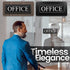 The Office Door Sign with Bigger Letters - Bright Acrylic Self-Adhesive Sign 9×3 in for Home or Business