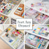STORi SimpleSort 18-Piece Stackable Clear Drawer Organizer Set, Multi-size Trays for Makeup Vanity and Office Desk