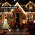 164ft 2 Pack 400 8 Solar Powered String Lights, Total Led Solar Christmas Lights Outdoor Waterproof with Modes - Solar