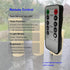 4 Pack Outdoor Flameless Pillar Candles, Battery Operated Waterproof LED Candle Set with Remote and Timer, 2 x6