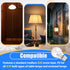 6-PCS A19 Bulb, 43 120V E26 60W Bulbs Halogen Light Watt Base, Replacement Non-LED for Table Lamps & Home Lighting