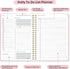 Daily Planner Notebook, 80 Sheets Undated Do List Planner 2024, 6.4"x8.4" Organizer for School/Office