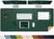 Leather Desk Pad Protector, Large Natural Cork & PU Leather Mat, Waterproof Writing Pad for Office & Home, Dark Green