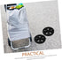 2Pcs Heavy Duty Shopping Cart Wheels Replacement Kit Roller Wheels for Grocery Carts High Load Capacity Easy to Install