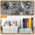 Umriox 48pcs Pencil Pouches, A6 Size Mesh Bags with Zipper, Waterproof Storage Bags for School and Office Supplies