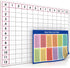 SCRIBBLEDO 11" x 14" Dry Erase Multiplication Chart Whiteboard, Double Sided for Homeschool Classroom