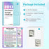 Sooez 100 Envelopes Money Saving Challenge - Savings Challenges Book with Envelopes, Flexible Saving $5050