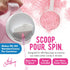 (2-Pack) 3 LBS The Candery Cotton Candy Floss Sugar Includes | Raspberry Blue and Strawberry | Plastic, Reusable Jars |
